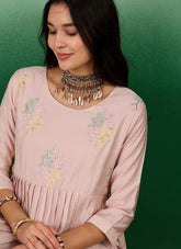 Generous Looking Pink Salwar Suit